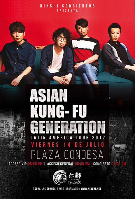 Asian Kung-Fu Generation tendrá gira en América Latina con Wonder Future